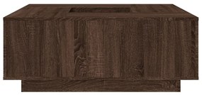 vidaXL Τραπεζάκι Σαλονιού Καφέ Δρυς 100x100x40 εκ. Επεξεργασμένο Ξύλο