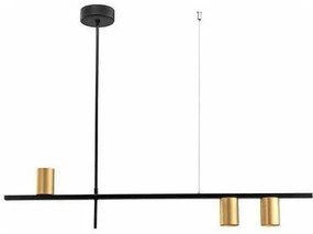 Κρεμαστό Φωτιστικό Οροφής 100-01209-07 Luma-100-01209-07-BLACK-Μαύρο 100-01209-07-BLACK