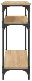 vidaXL Τραπέζι Κονσόλα Sonoma Δρυς 75x29x75 εκ. Επεξεργασμένο Ξύλο