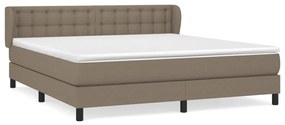 ΚΡΕΒΑΤΙ BOXSPRING ΜΕ ΣΤΡΩΜΑ TAUPE 180X200 ΕΚ. ΥΦΑΣΜΑΤΙΝΟ 3126585