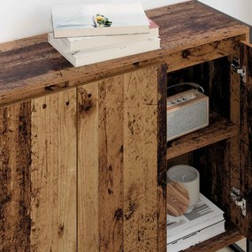 vidaXL Βοηθητικό ντουλάπι Παλιό Ξύλο 96,5 x 30 x 75 εκ