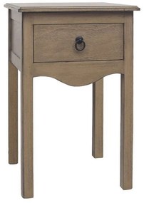 Τραπεζάκι Βοηθητικό Με Συρτάρι Classic 270-00-054 40x40x61cm Natural
