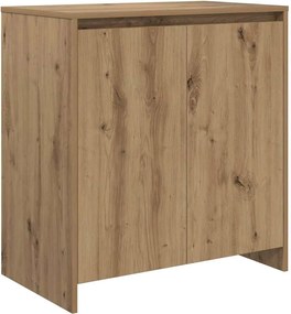 vidaXL Πλαϊνό γραφείο με συρτάρι 3 pcs Artisan Oak 70 x 41 x 75 εκ.