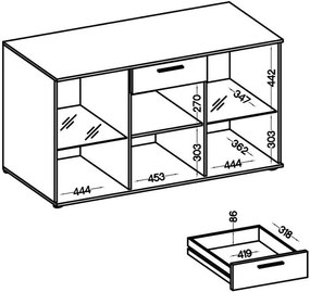 Μπουφές Arlington-Fusiko