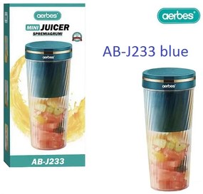 Μίνι μπλέντερ μπλε 350ml AB-J233 aerbes Aerbes