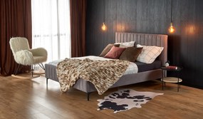 FRANCESCA 160, bed, light gray DIOMMI V-CH-FRANCESCA_160-LOZ