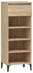 vidaXL Παπουτσοθήκη Sonoma Δρυς 40 x 36 x 105 εκ. Επεξεργασμένο Ξύλο