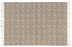 Χαλιά Douceur d intérieur  TAPIS RECTANGLE A FRANGES 120 x 170 CM COTON/JUTE IMPRIME KALIND