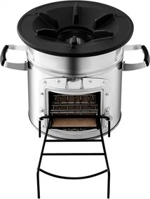 VEVOR Camping Rocket Stove Wood Burning Portable Rocket Stove with Carrying Bag