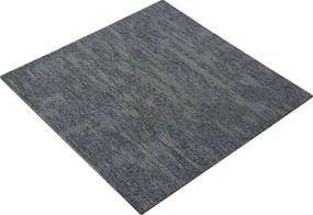 vidaXL Πλακάκι Χαλιού Γαλάζιο Γκρι 50 x 50 cm 4 τμχ.