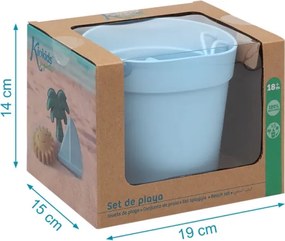 Σετ Κουβαδάκια Παραλίας Kiokids Blue 5τμχ.