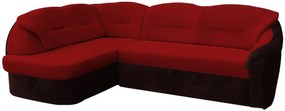 Γωνιακός καναπές Audrey-Αριστερή-Κόκκινο
