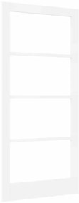 vidaXL Εσωτερική Πόρτα με Γυαλί Λευκό 93 x 202 cm