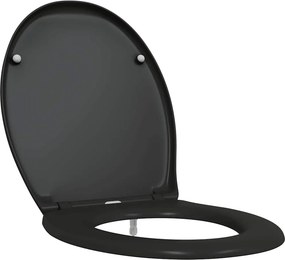 vidaXL Λεκάνη Μαύρο 47 x 37 x 4 εκ Δυροπλάστ