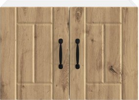 vidaXL Ντουλάπα Τοίχου LUCCA 2 pcs Artisan Δρυς Επεξεργασμένο Ξύλο