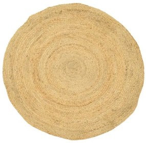 Χαλί Solon Inart φυσικό γιούτα 120x120x1εκ 302-000013 302-000013 Καφέ