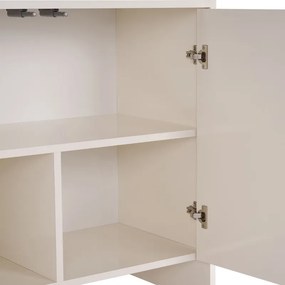 Μπουφές Aurelia Megapap χρώμα κρεμ 180x45x80εκ.