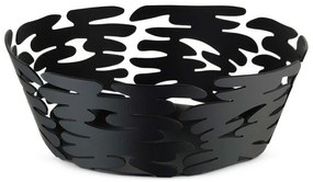 Φρουτιέρα - Ψωμιέρα Barket BM10/18 B Φ18x6,5cm Μεταλλική Black Alessi Μέταλλο