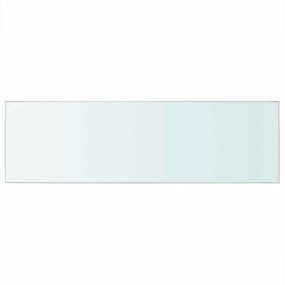 vidaXL Ράφια Πάνελ 2 τεμ. Διάφανα 80 x 25 εκ. Γυάλινα