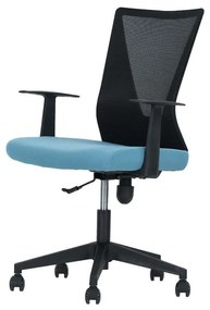 Καρέκλα Γραφείου Vita Black-Blue 61x60x92/104cm 25-0436