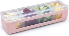 Φαγητοδοχείο Με Χωρίσματα Melii Pink MEL22400