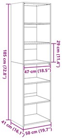 ΝΤΟΥΛΑΠΙ SONOMA ΔΡΥΣ 50X41X185 ΕΚ. ΑΠΟ ΕΠΕΞΕΡΓΑΣΜΕΝΟ ΞΥΛΟ 3281682