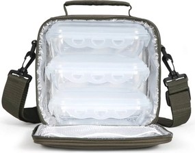 LUNCH BOXES &amp; LUNCH BAGS SET CARRYING LUNCH BOX - GREEN