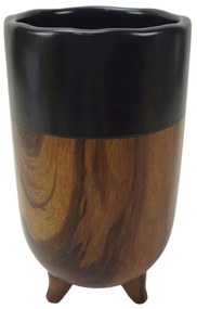Βάζο LJT327527B 27cm Black-Walnut Oriana Ferelli® Ceramic