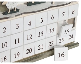 Εορταστικό Ημερολόγιο DKD Home Decor Ξύλο 34 x 8,5 x 36,5 cm (x2)