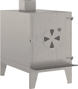 vidaXL Σόμπα Κάμπινγκ 35x50x60 cm Χάλυβας Ο Κορτέν