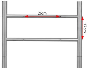 vidaXL Βάση για Γραμματοκιβώτιο από Ανοξείδωτο Ατσάλι