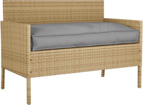vidaXL Μαξιλάρι Γκρι 120 x 60 x 12 εκ. Ύφασμα Όξφορντ