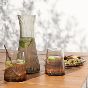 Σετ 6 ποτήρια νερού με ραβδώσεις, Strivi