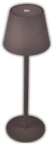 Adeleq Πορτατίφ LED PC Επαναφορτιζόμενο CCT 3W USB 5VDC Καφέ 5-066