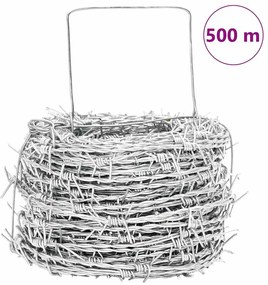 vidaXL Αγκαθωτό Συρματόπλεγμα 500 m
