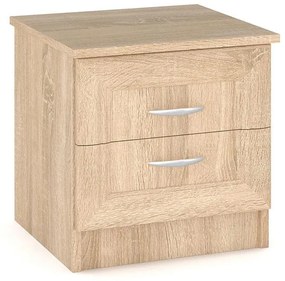 Nightstand Rebecca color sonoma 42x39x42cm 42x39x42 εκ.