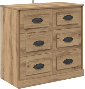 vidaXL Παραδοσιακά Πλευρικά Έπιπλα 2 pcs Artisan Oak