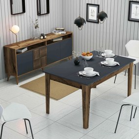 Stewehome Σετ Τραπεζαρίας Μοντέρνος Σχεδιασμός 145x88x75 cm
