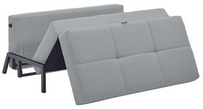 Καναπές Κρεβάτι Διθέσιος GAEL Ανοιχτό Γκρι 150x91x90cm - Ύφασμα - 14210218