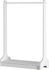 Έπιπλο εισόδου Belgum Megapap χρώμα λευκό 87,3x35x128εκ.