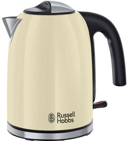 Βραστήρας Colours 20415-70 1,7lt 2400W Cream-Black Russell Hobbs Ανοξείδωτο Ατσάλι