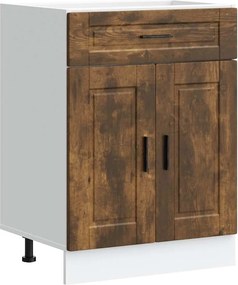vidaXL ντουλάπι βάσης κουζίνας Porto Καπνιστή βελανιδιά