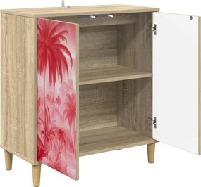 vidaXL Πλαϊνό γραφείο AACHEN Sonoma 69 x 33 x 75 εκ.