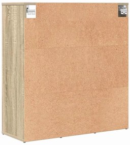 vidaXL Παπουτσοθήκη με ράφι Sonoma Δρυς 77.5 x 30 x 83.5 εκ.