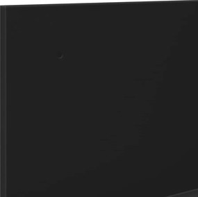 vidaXL Ντουλάπι Τοίχου Μαύρο 100x16,5x30 εκ. από Επεξεργασμένο Ξύλο
