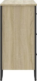 vidaXL Συρταριέρα Sonoma Δρυς 91x35,5x74,5 εκ. από Επεξεργ. Ξύλο