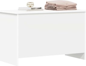 vidaXL Θήκη Αποθήκευσης Λευκό 80 x 40 x 50 cm Επεξεργασμένο Ξύλο