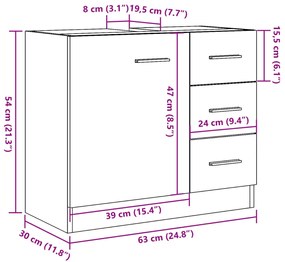 ΝΤΟΥΛΑΠΙ ΝΙΠΤΗΡΑ ΌΨΗ ΠΑΛΑΙΟΥ ΞΥΛΟΥ 63X30X54 ΕΚ. ΕΠΕΞ. ΞΥΛΟ 858323