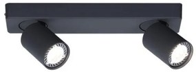 Σποτ Φωτιστικό Οροφής ELITIS 32Χ7Χ11CM Δίφωτο GU10 ACA-RA302S32BK-Μαύρο RA302S32BK