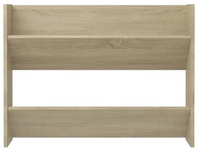 vidaXL Παπουτσοθήκες 2 τεμ. Sonoma Δρυς 80 x 18 x 60 εκ. Μοριοσανίδα